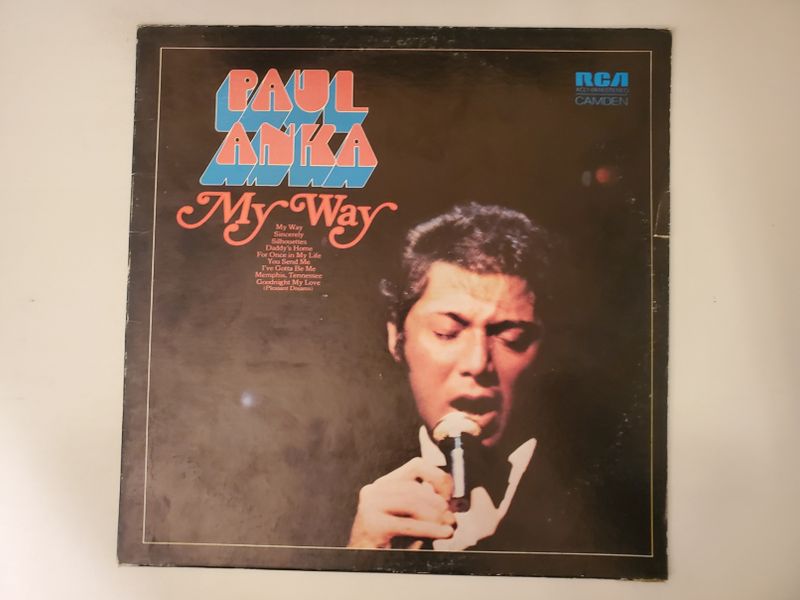 Paul Anka My Way vinyl record